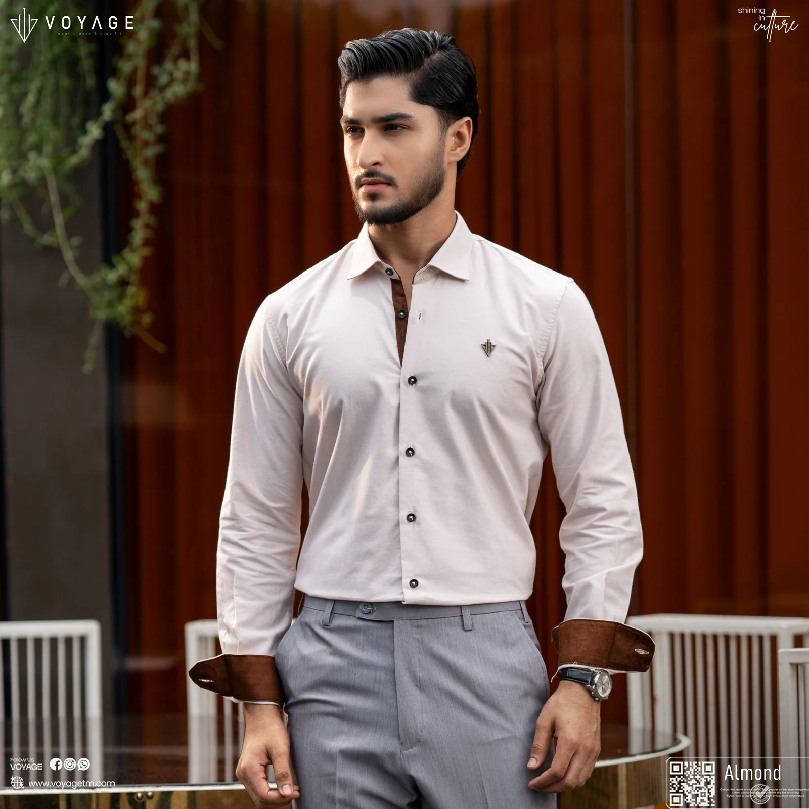 Almond Formal Shirt - Image 2