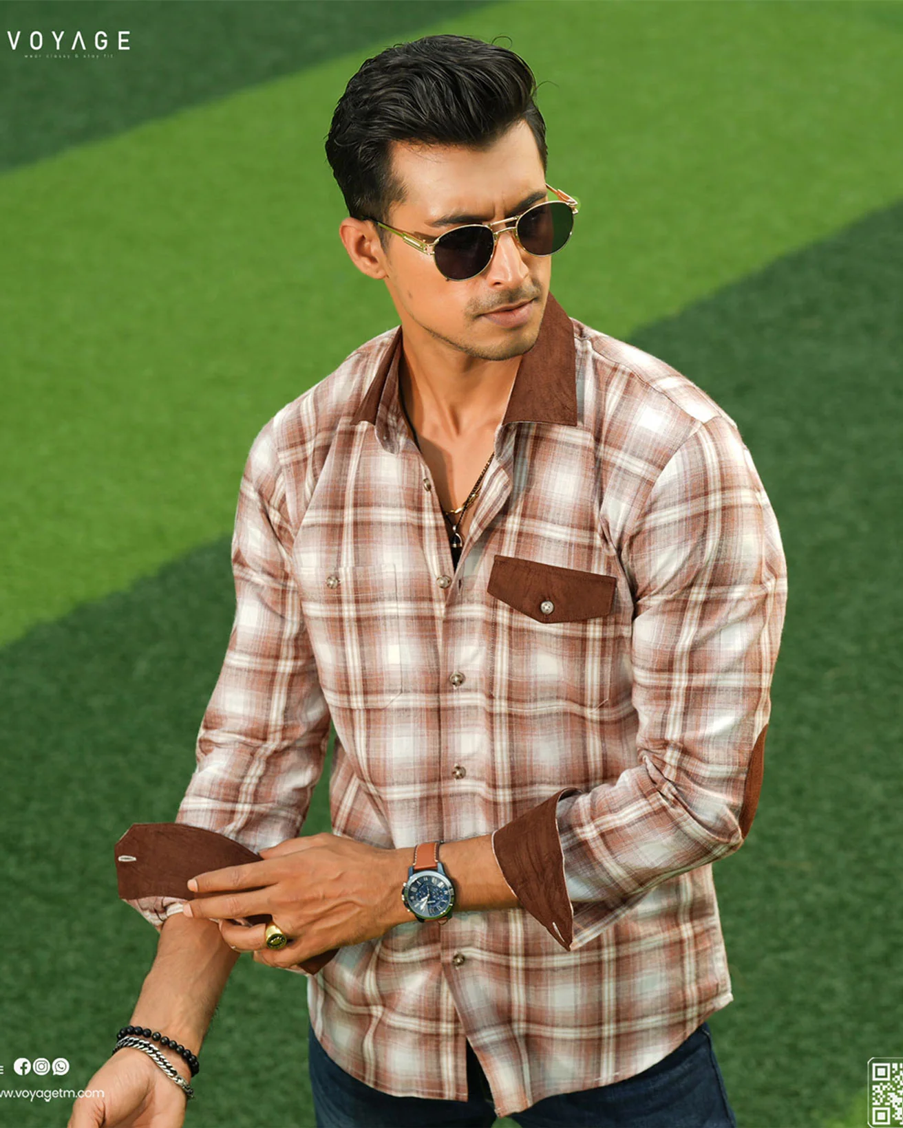 Checked Shirt -329 - Image 2