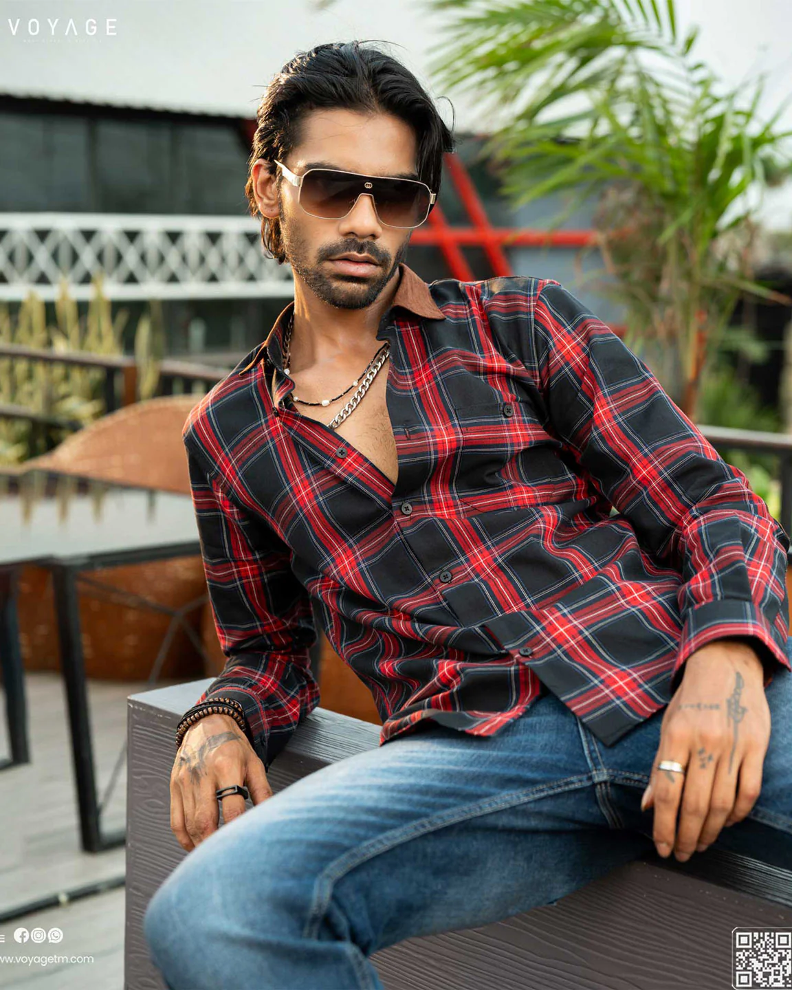 Checked Shirt -332