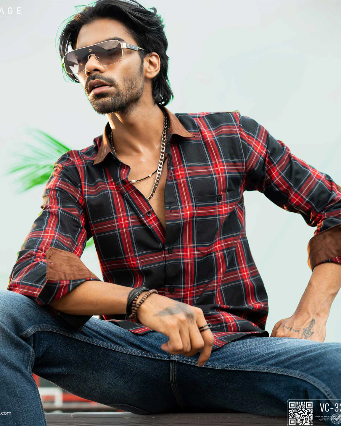 Checked Shirt -332 - Image 2