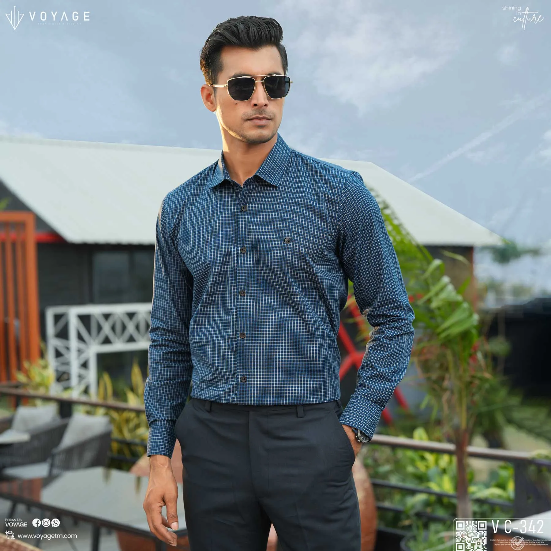 Checked Shirt -342