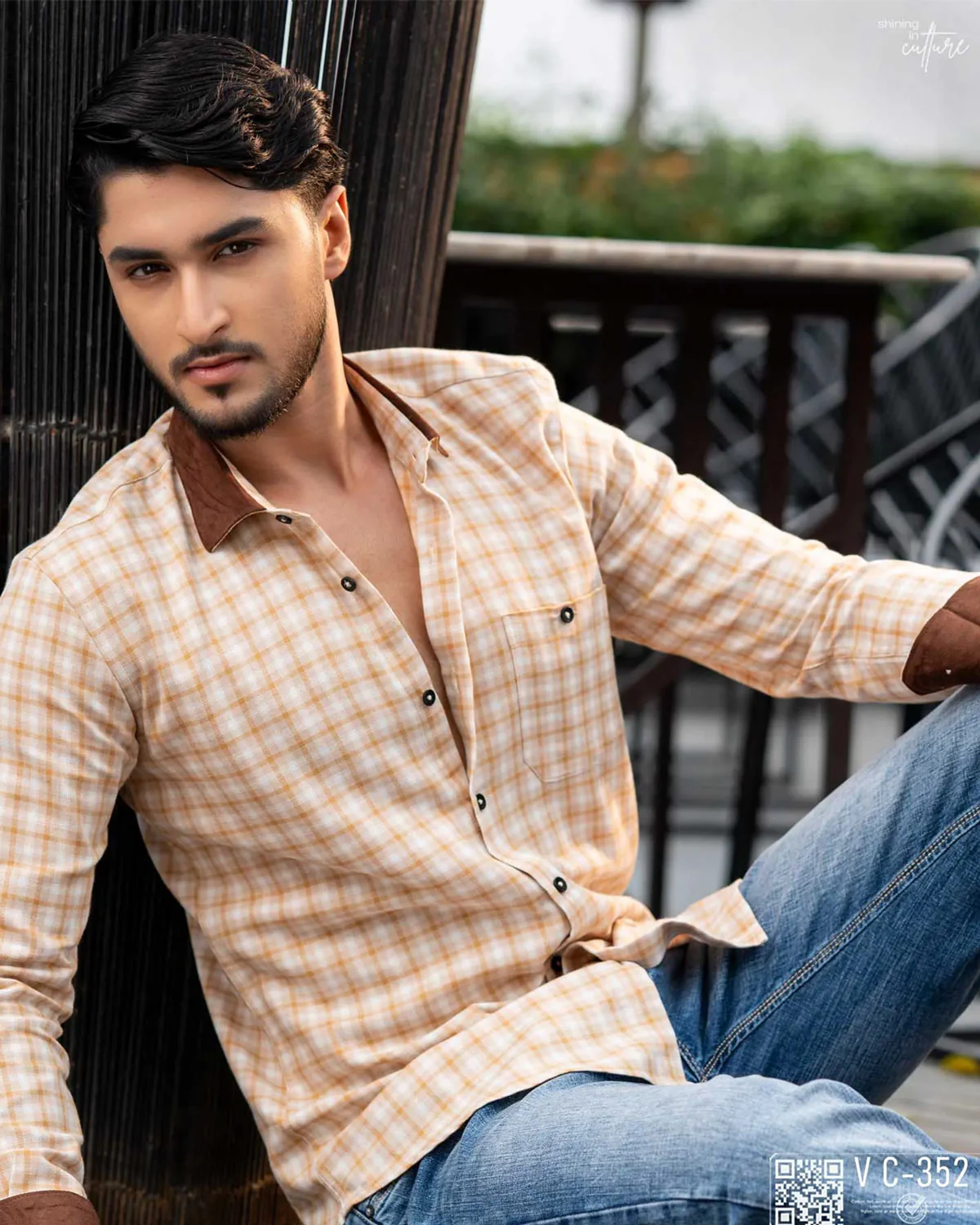 Checked Shirt -352 - Image 2