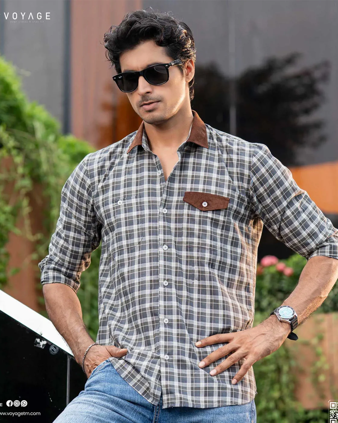 Checked Shirt -365 - Image 2