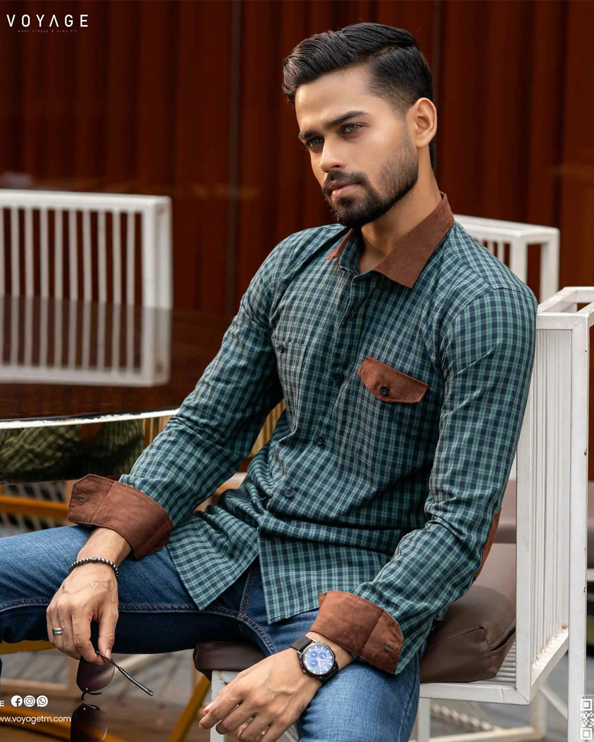 Checked Shirt -369 - Image 2