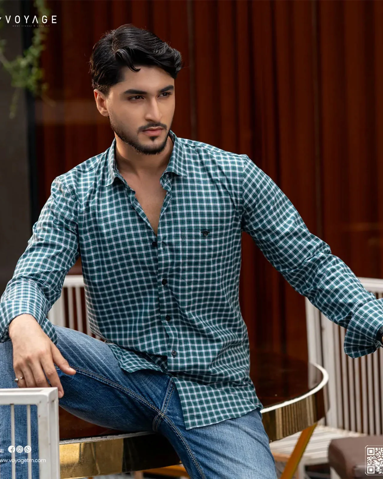 Checked Shirt -370 - Image 2