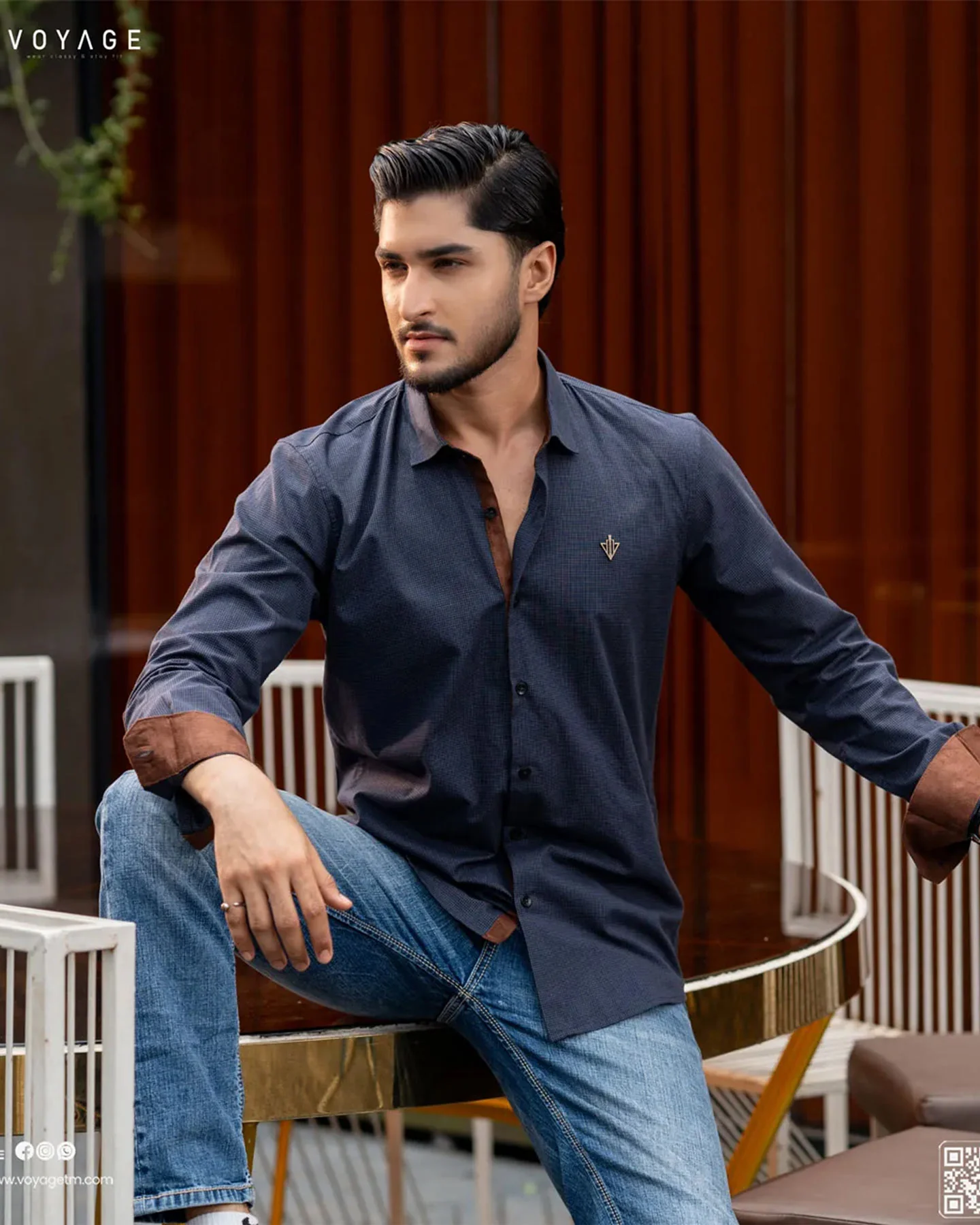 Checked Shirt -371 - Image 2
