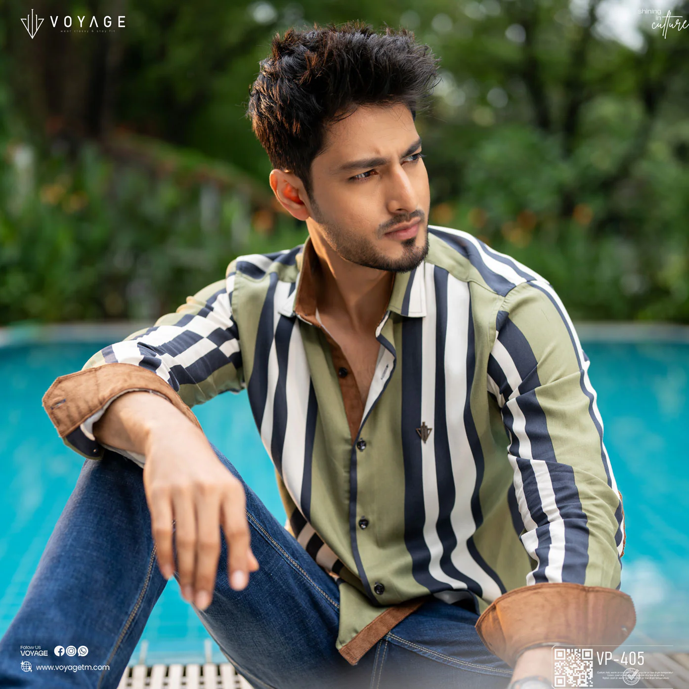 Checked Shirt-405 - Image 2
