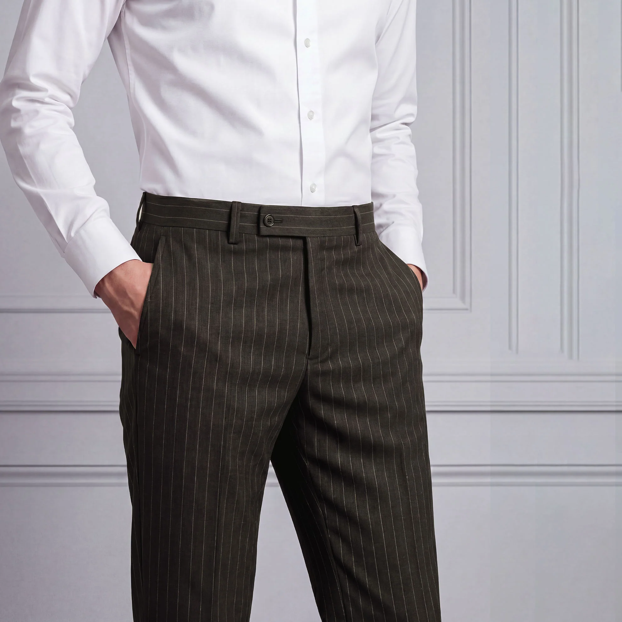 Formal - Charcol Stripe