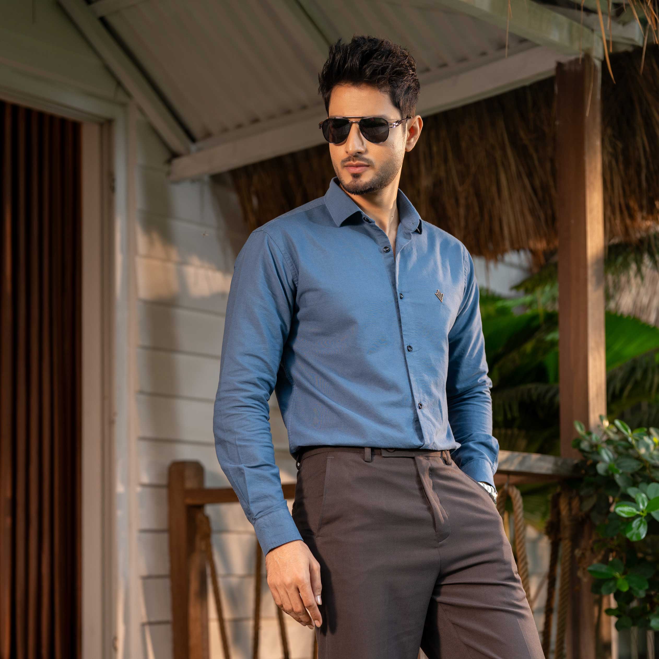 Shadow Blue Formal Shirt
