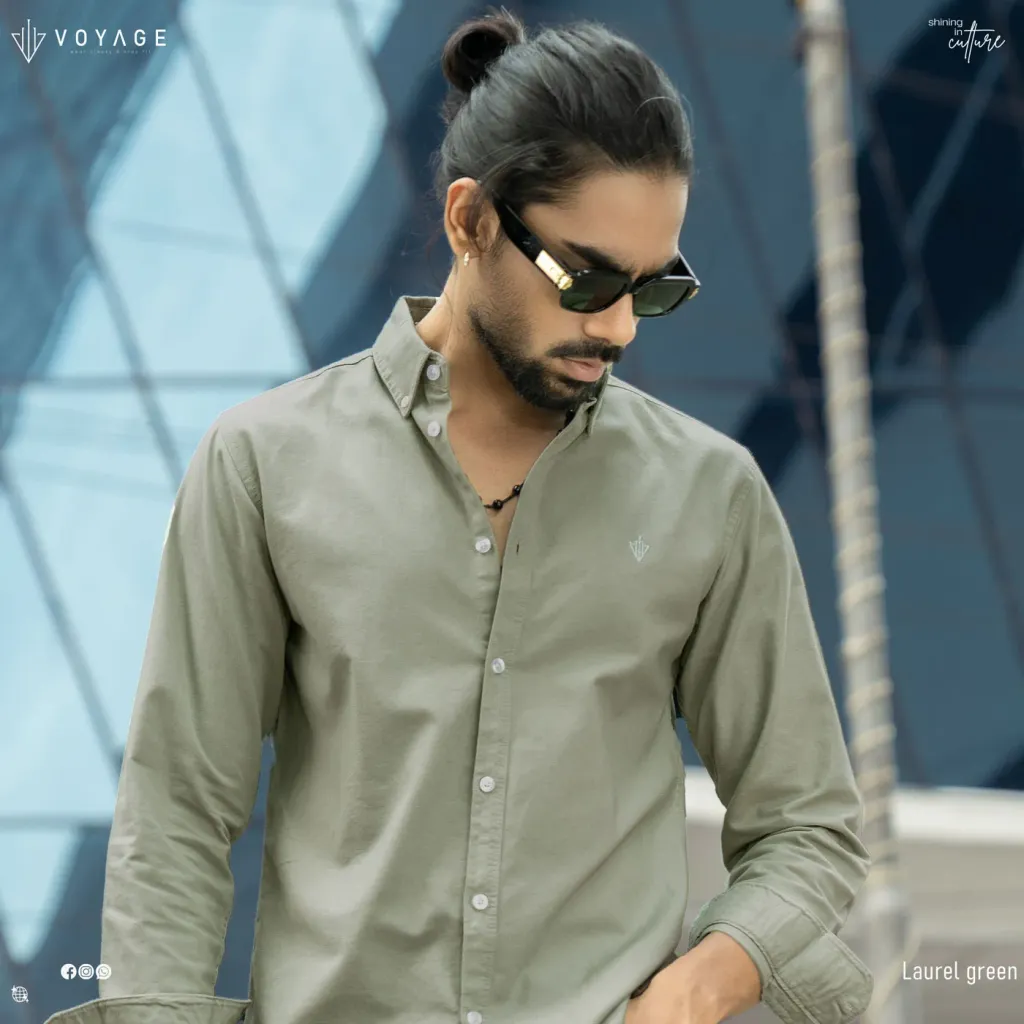 Solid Shirt - Laurel green - Image 2