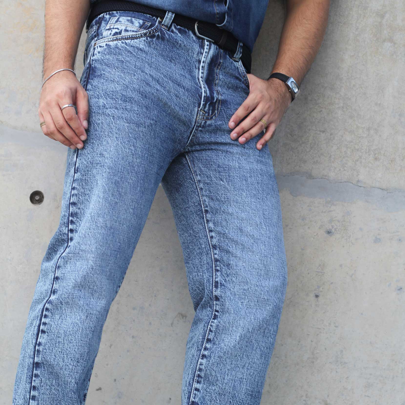 Stone Denim Baggy - Image 2