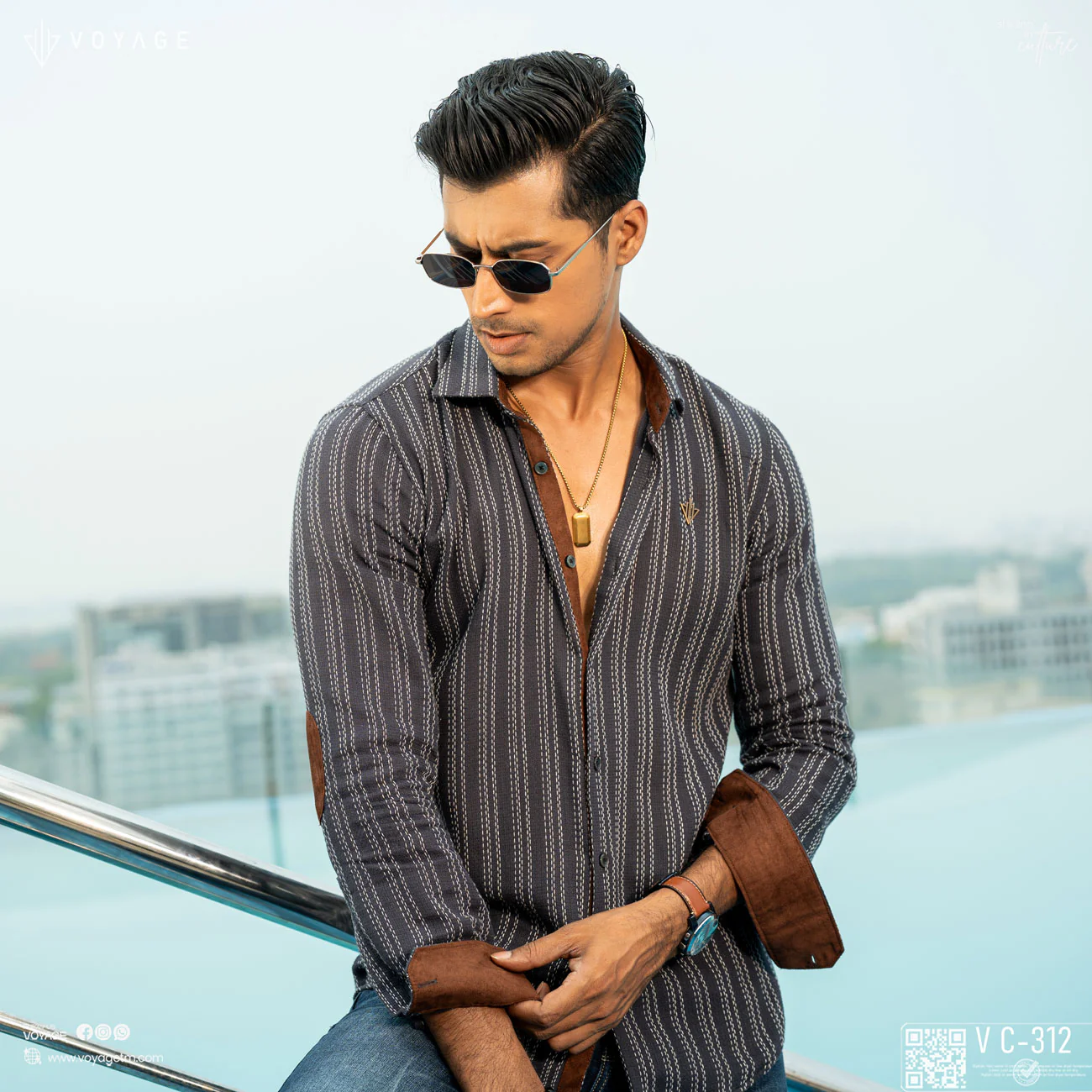 Stripe Shirt -312 - Image 2