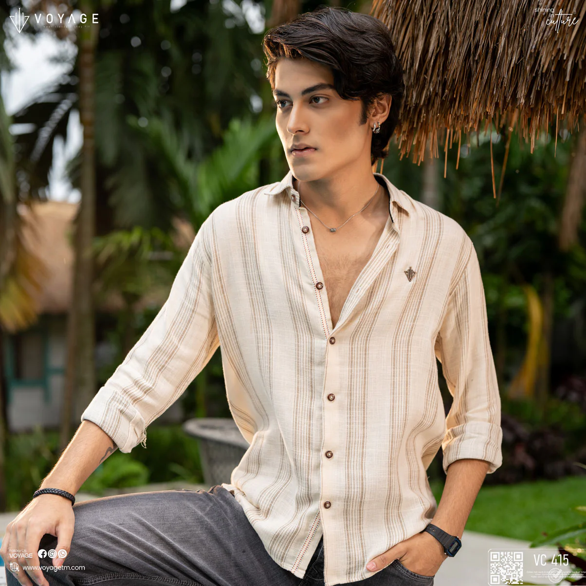 Stripe Shirt -415 - Image 2